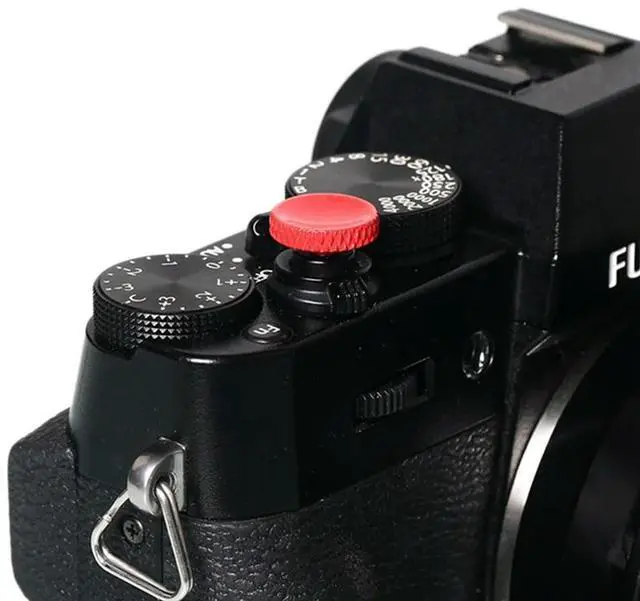 Alt view image 2 of 4 - 3X Camera Shutter Release Button l For Fujifilm XT30 XT20 XT10 XT3 XT2 XPRO2 X100F X100T RX1R RX10IV Leica(Red)