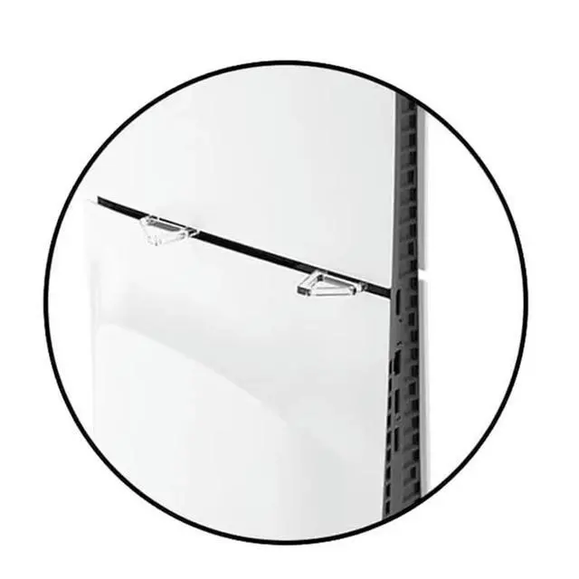 Alt view image 4 of 4 - For PS5 Slim Disc Host 2 Pair Horizontal Holder Bracket Feet Placement For Console 3D Printed Mini Stand