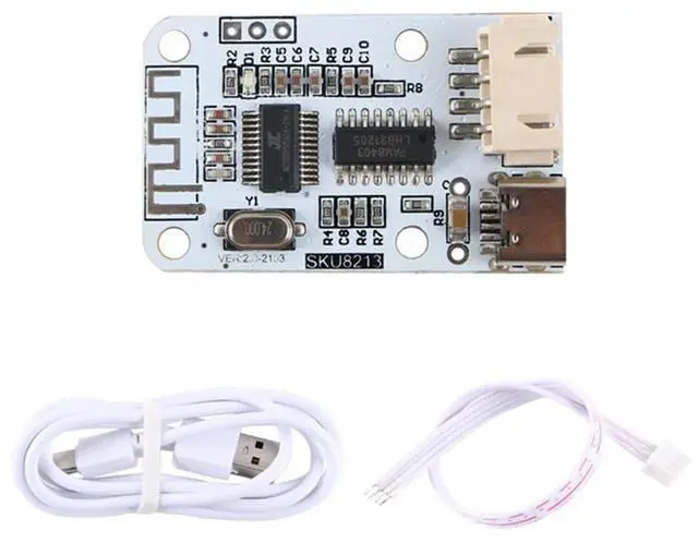 Main image of Mini Digital Amplifier Module DC 5V Bluetooth Amplifier Board 3W+ 3W 2.0 Channel Hifi Stereo PAM8403 Type-C Interface