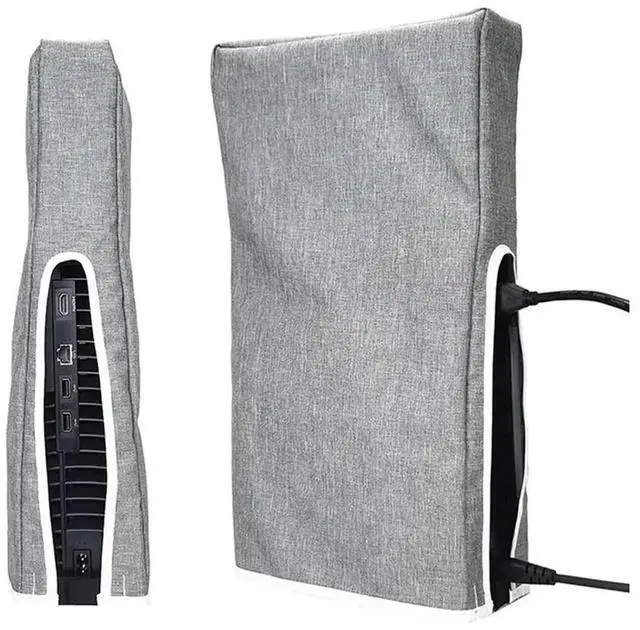 Alt view image 2 of 4 - For PS5 Pro Vertical Dustproof Sleeve Anti-Scratch Protective Cover Dust Guard For Gaming Console B