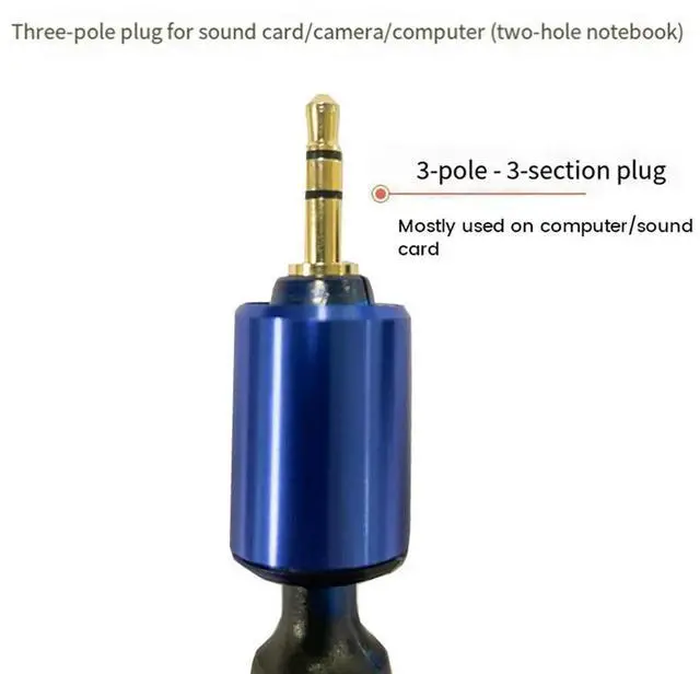 Alt view image 2 of 4 - Video Recording Microphone Mini Condenser Record Interview Vlog Mic for SLR Camera Black