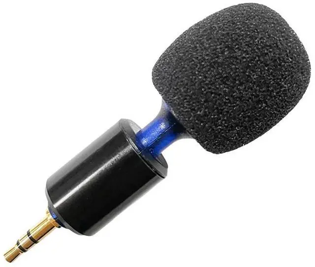 Main image of Video Recording Microphone Mini Condenser Record Interview Vlog Mic for SLR Camera Black