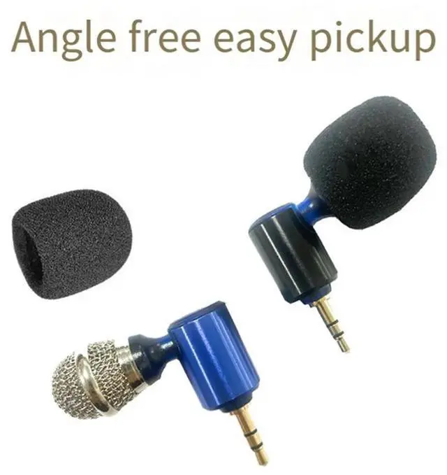 Alt view image 4 of 4 - Video Recording Microphone Mini Condenser Record Interview Vlog Mic for SLR Camera Black