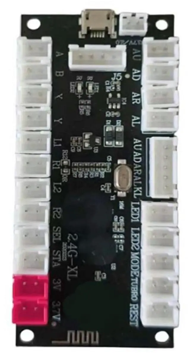 Alt view image 2 of 7 - 2.4G Wireless Zero Delay Joystick Encoder Arcade Game Controller Board Diy Kit Parts Support Wireless PC/PS3/Android-Elect