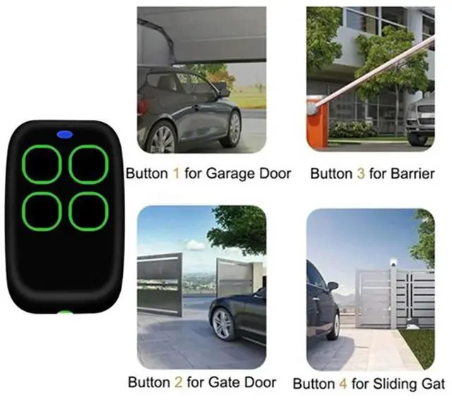 Alt view image 3 of 4 - For ROPER GO MINI 250-913Mhz Secure Access Garage Door Remote Control Handheld Transmitter Universal Compatibility