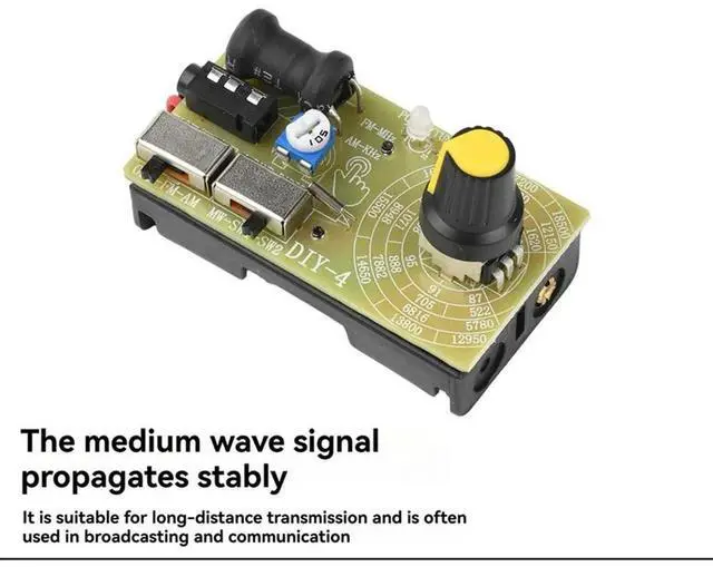 Alt view image 3 of 4 - FM/MW/SW Multi-Band 87-108Mhz Headphone Radio DIY Module For Educational Production Teaching Parts