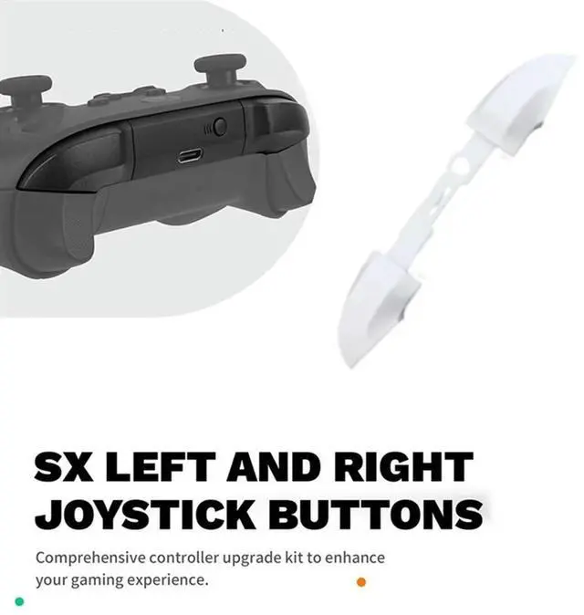 Alt view image 3 of 4 - LB RB Trigger Button Replacement For /Series X/S Controller Shoulder Bumper Repair Kit