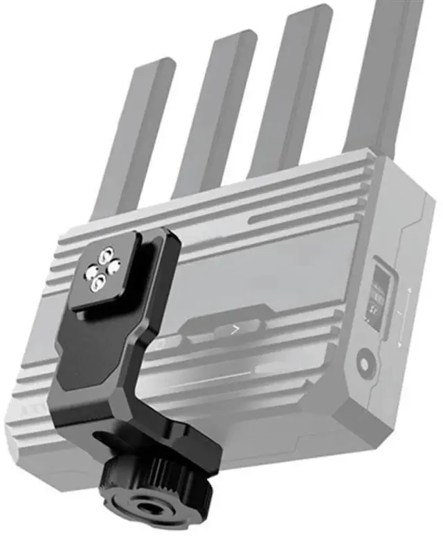 Alt view image 4 of 7 - Wireless Transmission Base Plate Holder With 1/4 Cold Shoe Mount For Cineview HE/SE/Quad For RS2/RSC2/RS3/Rs3pro