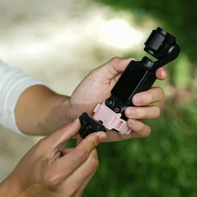 Alt view image 4 of 4 - Quick Release Adapter Mount For Pocket 3 Accessories Windshield Adapters For Pocket 3 Cat Ear Tabletop Bicycle Bla