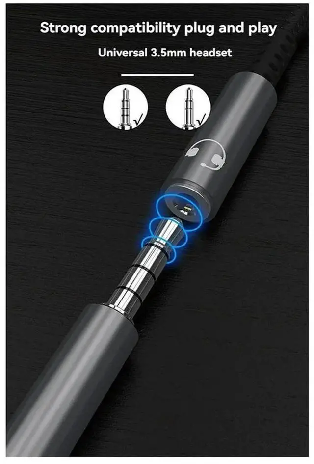 Alt view image 4 of 4 - CX31993 Hifi Type C To 3.5Mm Headphone Jack 16-32Ohm 32B/384Khz PCM Digital Audio Converter Support MIC B