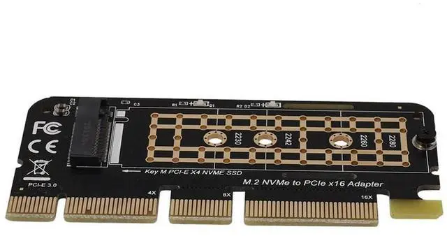 Alt view image 5 of 5 - 3X M.2 Nvme SSD To PCI-E X16 Converter Card NGFF M-Key M.2 Pcie PCI-Express X4/X8/X16 Solid State Disk Adapter Card