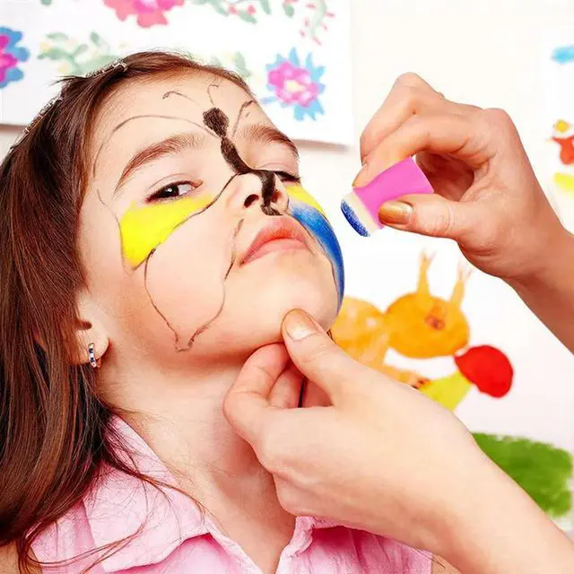 Alt view image 2 of 8 - 300 Pieces Finger Sponge Daubers Finger Painting Sponge Craft Drawing Sponge Dauber Set For Painting Art Ink Crafts