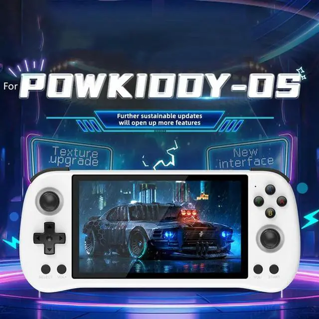 Alt view image 3 of 8 - X55 Handheld Game Console 16GB+128GB 5.5Inch 1280*720 IPS POS System Retro Video Player Arcade Game For Game Enthusiasts B