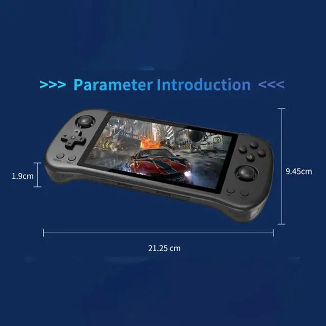 Alt view image 4 of 8 - X55 Handheld Game Console 16GB+128GB 5.5Inch 1280*720 IPS POS System Retro Video Player Arcade Game For Game Enthusiasts B