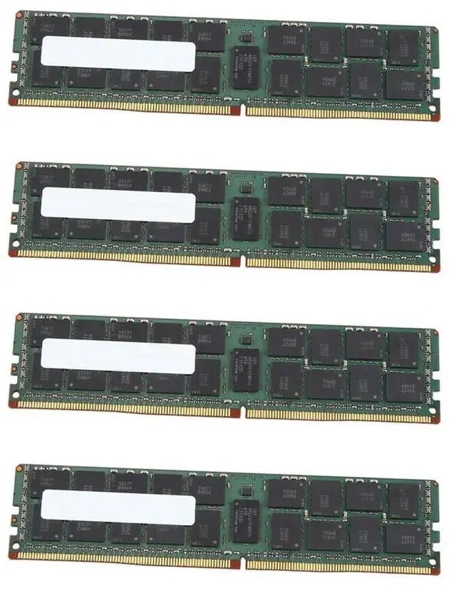 Alt view image 2 of 7 - 4X For MT 16GB DDR4 Server RAM Memory 2133Mhz PC4-17000 288PIN 2Rx4 RECC Memory RAM 1.2V REG ECC RAM