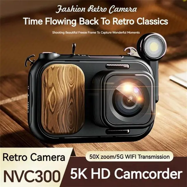 Main image of NVC300 5K Digital Camcorder Camera Vintage Camera 96MP_L50A