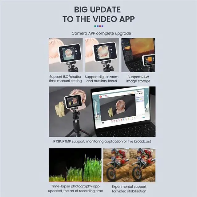 Alt view image 4 of 7 - Maixcam Pro AI Development Board NPU Vision Camera Lmage Processing Audio Yolo Contest OS04A10 Camera