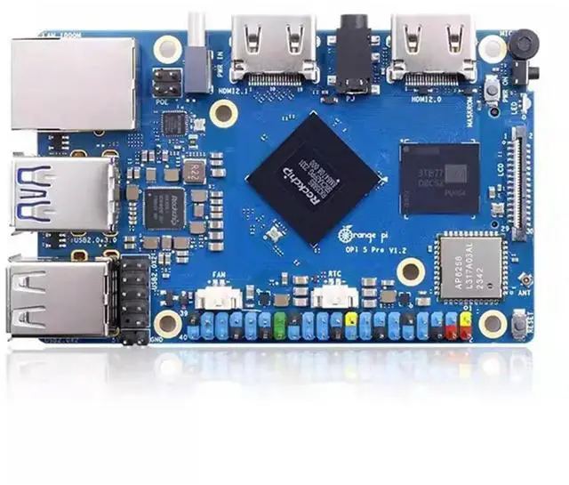 Alt view image 4 of 7 - For Orange Pi 5 Pro 8GB RAM LPDDR5 Single Board Computer RK3588S Wi-Fi 5&BT5.0 BLE Orange Pi 5 Pro Development Board M.2