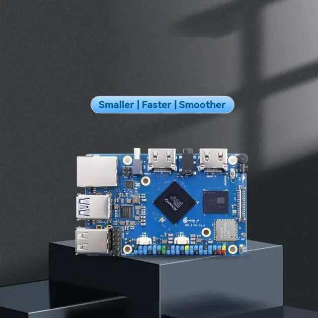 Alt view image 3 of 7 - For Orange Pi 5 Pro 8GB RAM LPDDR5 Single Board Computer RK3588S Wi-Fi 5&BT5.0 BLE Orange Pi 5 Pro Development Board M.2