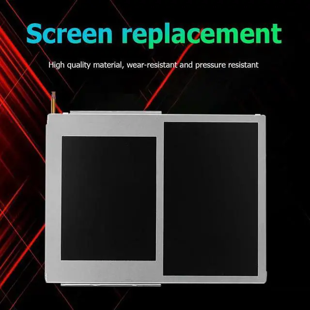 Alt view image 6 of 7 - Game Console LCD Screen Easy Installation for 2DS Game Console Wear-resistant Upper Lower Screen Repair Parts