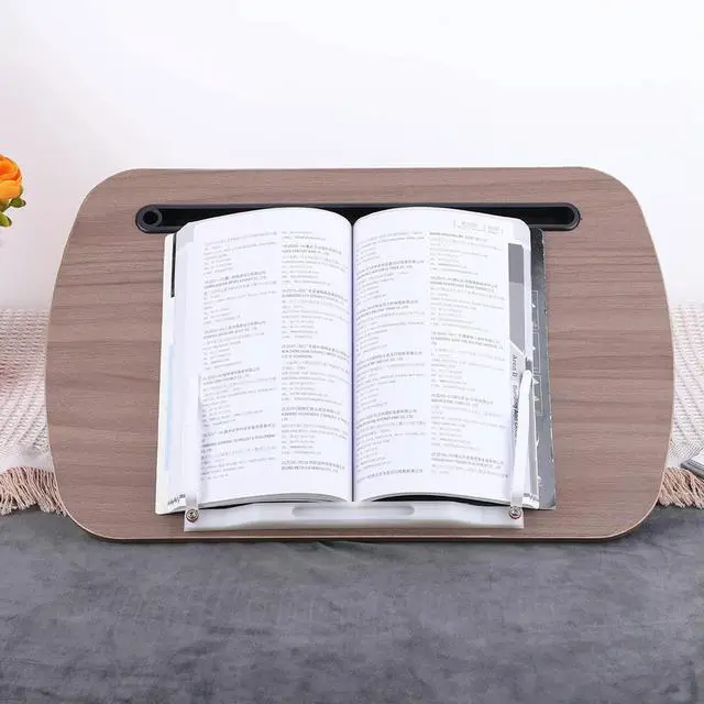Alt view image 7 of 7 - Lap Book Holder Lap Beanbag Book Stand Hands Free for Book Laptop Pad Lap Desk Pillow Ideal for Book Lovers in Dorm Room