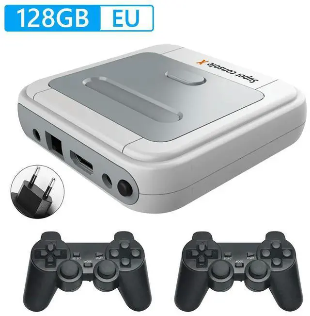 Alt view image 2 of 2 - Retro Video Game Console Built in 65000 Games with 2 Wireless Controllers(128GB)