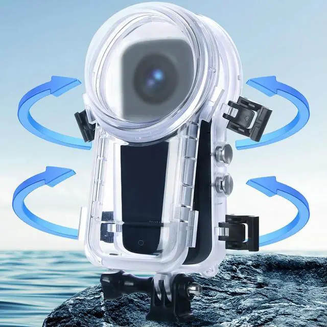 Alt view image 6 of 7 - Invisible Dive Case 50m Waterproof Dive Protective Case Underwater Dive Housing Accessories Anti-scratch for X3 Camera