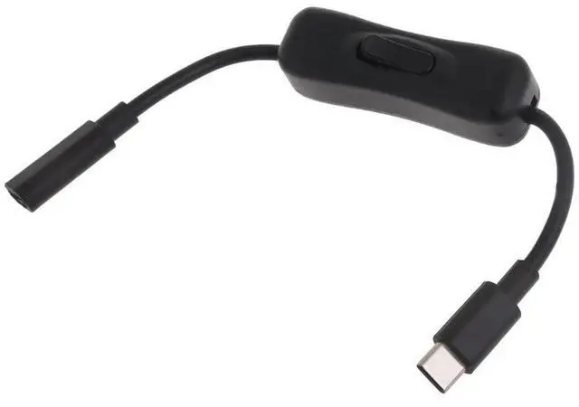 Main image of for Raspberry Pi Power Switch,USB C Male to Female Type C Extension Cable Inline On/Off Switch for Raspberry Pi 4