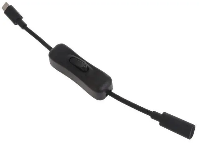 Alt view image 2 of 4 - for Raspberry Pi Power Switch,USB C Male to Female Type C Extension Cable Inline On/Off Switch for Raspberry Pi 4