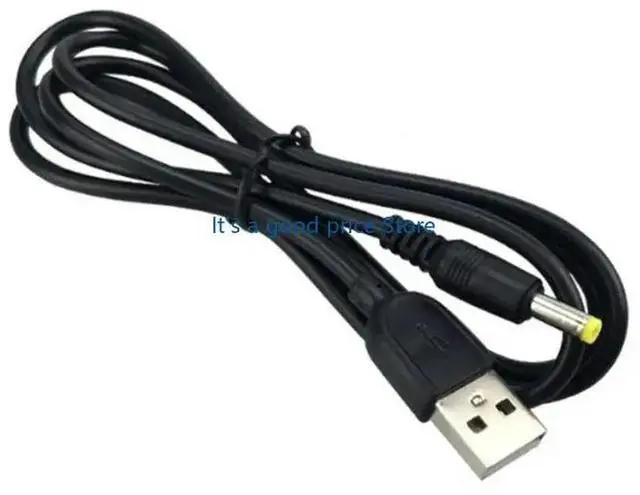 Alt view image 2 of 4 - USB Power Cord for 1000 3000 Game Console Portable Charging Cable Cord USB Male to DC4.0x1.7 Male Cable