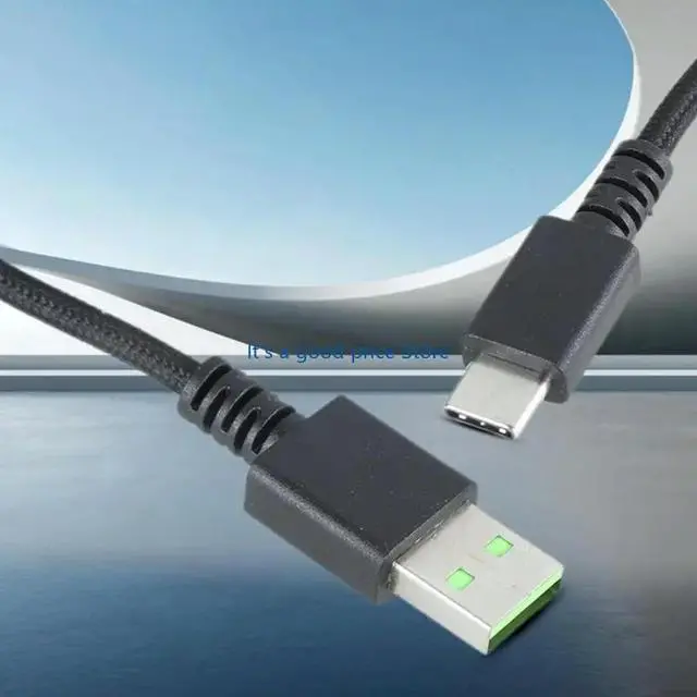 Alt view image 3 of 7 - Braided USB C Cable For DeathAdder V2Pro/V3Pro,Basilisk V3Pro Seamlessly Mouse Charging &Data Transmission On Travel