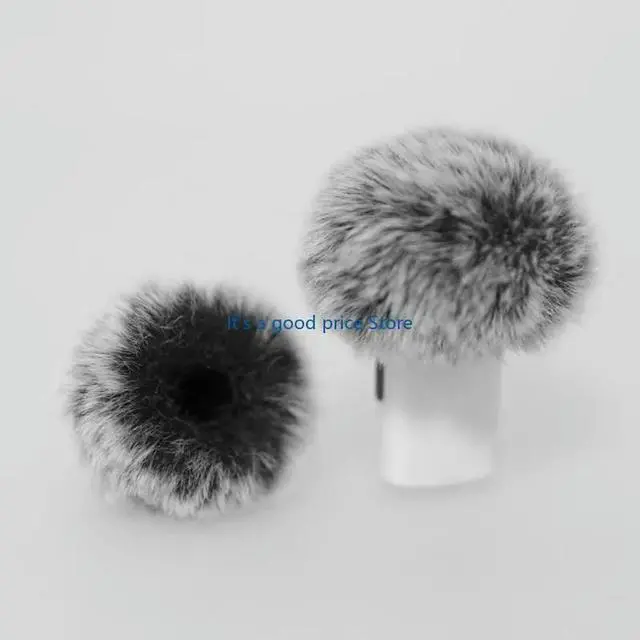 Alt view image 4 of 7 - Mini Wireless Furry Windscreen Cover for K10 Lavalier Microphone Reduce Wind Noise Windproof Lapel Mic Windscreen Muff
