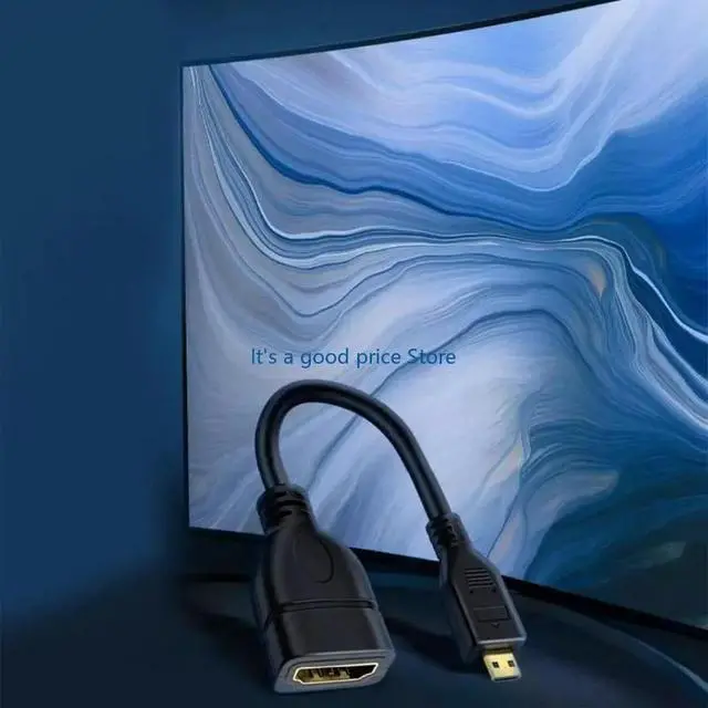 Alt view image 2 of 4 - Portable MicroHDMI Male to Female Converters Supports Up to 4K UltraHD Display