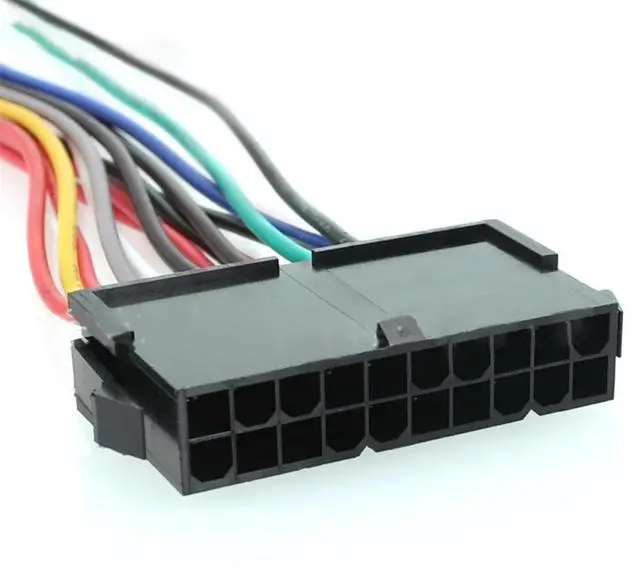 Alt view image 4 of 4 - AT PSU Converter Cable 20Pin Atx to 2x 6Pin Port Connector ATX to AT Computer PSU Cable