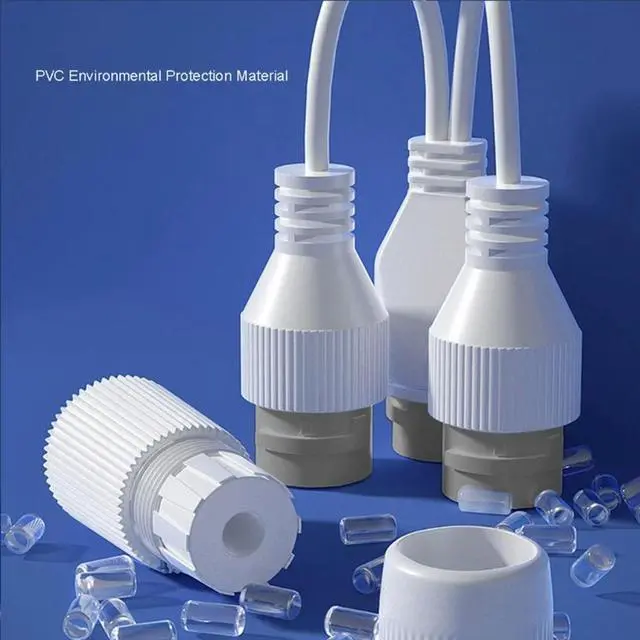 Alt view image 2 of 4 - Waterproof PoE Combiner Splitter Adapter Ethernet Splitter 1 to 2 Adapter Simultaneous Online Separator ABS-material