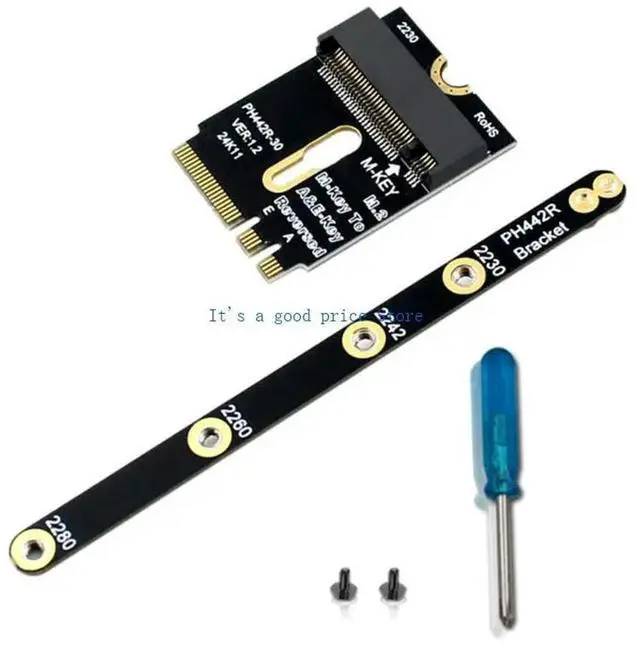 Alt view image 2 of 7 - M.2 A+E to M Key NVMe Adapter PCIE4.0 M.2 Key E/A+E to NVME Adapter PCIE Support for 2230 2242 2260 Laptop Desktop