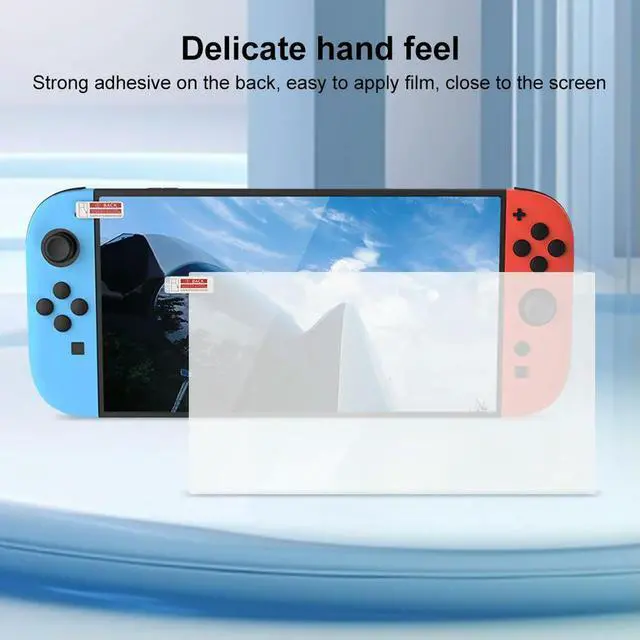 Alt view image 4 of 7 - 2 PCS Tempered Glass Screen Protector Films Anti-Scratch Tempered Glass Film Screen Tempered Film for Nintendo for Switch 2