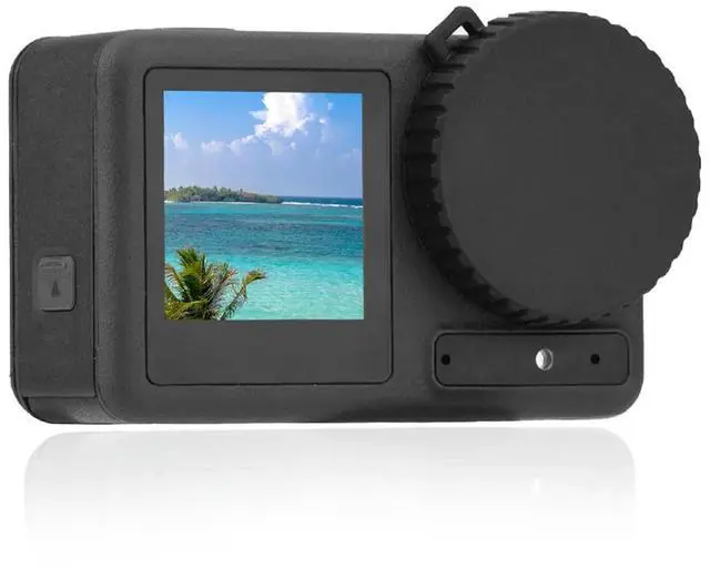 Alt view image 3 of 7 - TPU Lens Cap Cover Anti-Scratch Protective Cover Shockproof Lens Protector Anti-Stain for Osmo Action 4/Action 3 Lens Cover