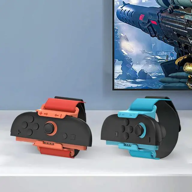 Alt view image 2 of 7 - Adjustable Game Bracelet Strap Wrist Dance Band Elastic Dance Strap Game Handle Holder for Nintendo for Switch 2 Joy-Con Gamepad