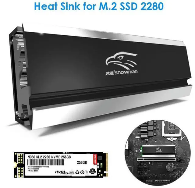 Main image of M.2 SSD Heat Sink Cooling Pad 2280 Solid State Hard Disk Radiator