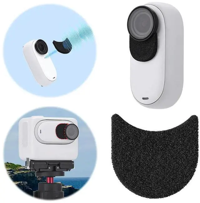 Main image of 6 Pcs Windproof Sponge Protective Case Noise Reduction Windproof Collection Cover Wind Muff for GO 3S/GO 3