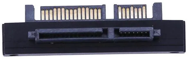 Alt view image 2 of 7 - 90° Angle SATA 22Pin(7+15) Male to 22Pin(7+15) Female Extender Adapter