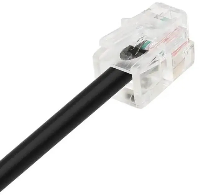 Alt view image 2 of 4 - RJ9 4P4C Male to 3.5mm Female Headset Audio Converter Adapter Cable Wire