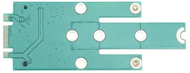 Alt view image 4 of 7 - Expansion Converter NGFF M.2 B M Key to mSATA Mini PCI-E SATA 3.0 SSD Male Converter Card for Bitcoin Miner Mining