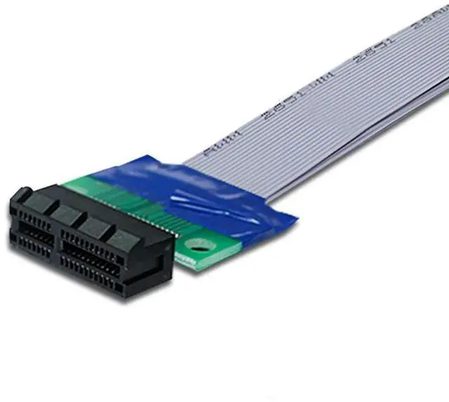Alt view image 2 of 6 - Riser Card Extender Extension Ribbon 15cm Flexible PCI-E PCI Express Riser Card Extender Extension Cable