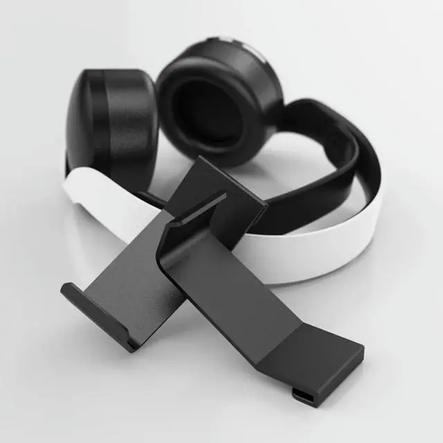 Alt view image 4 of 7 - 2pcs Game Controller Holder Hook External Gaming Headset Hanger Console Hook Rack Accessories for PS5 Host