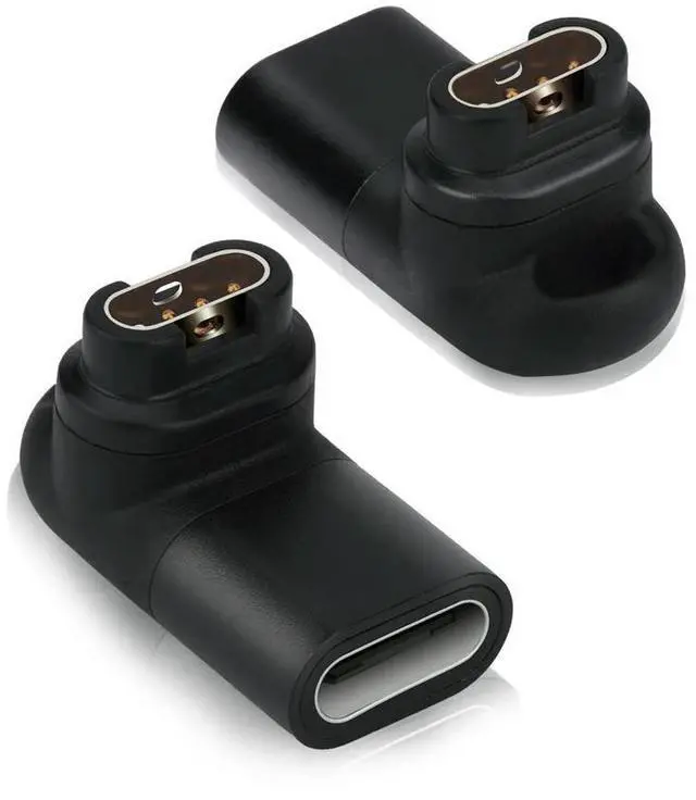 Alt view image 2 of 7 - 90 Degree 3D Elbow Power Charger Connector Data Transmission Charging Power Adapter Replacement for Garmin Fenix 6/6S/6X/5/5S/5X