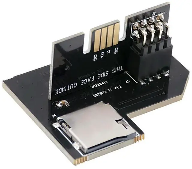 Alt view image 3 of 7 - For NGC SD2SP2 PRO GameCube SD SP2 Adapter Load SDL Micro SD Card TF Card Reader SDL Micro SD/TF Card Reader Adapter