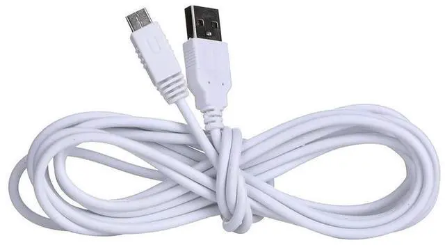 Alt view image 4 of 7 - 3 Meter USB Charger Cable Data Cord Back-up USB Charger Power Cable Cord USB Power/Charger Cable Cord for Nintendo Wii U Gamepad