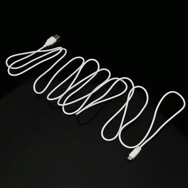 Alt view image 3 of 7 - 3 Meter USB Charger Cable Data Cord Back-up USB Charger Power Cable Cord USB Power/Charger Cable Cord for Nintendo Wii U Gamepad